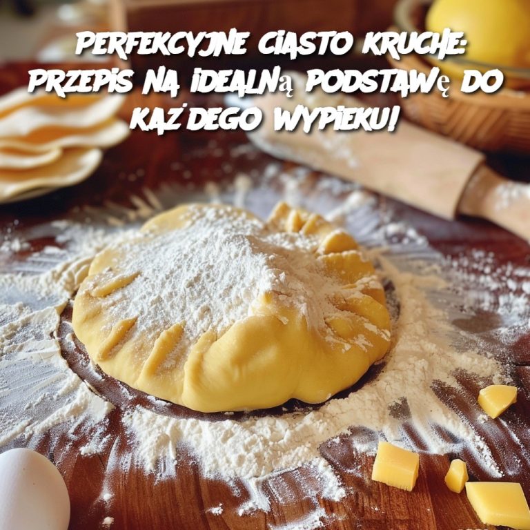 Perfekcyjne ciasto kruche: Przepis na idealną podstawę do każdego wypieku!