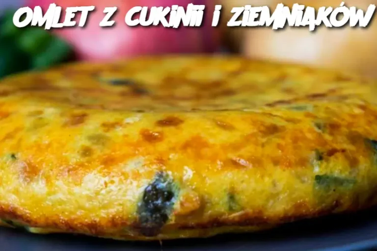 Omlet z cukinii i ziemniaków