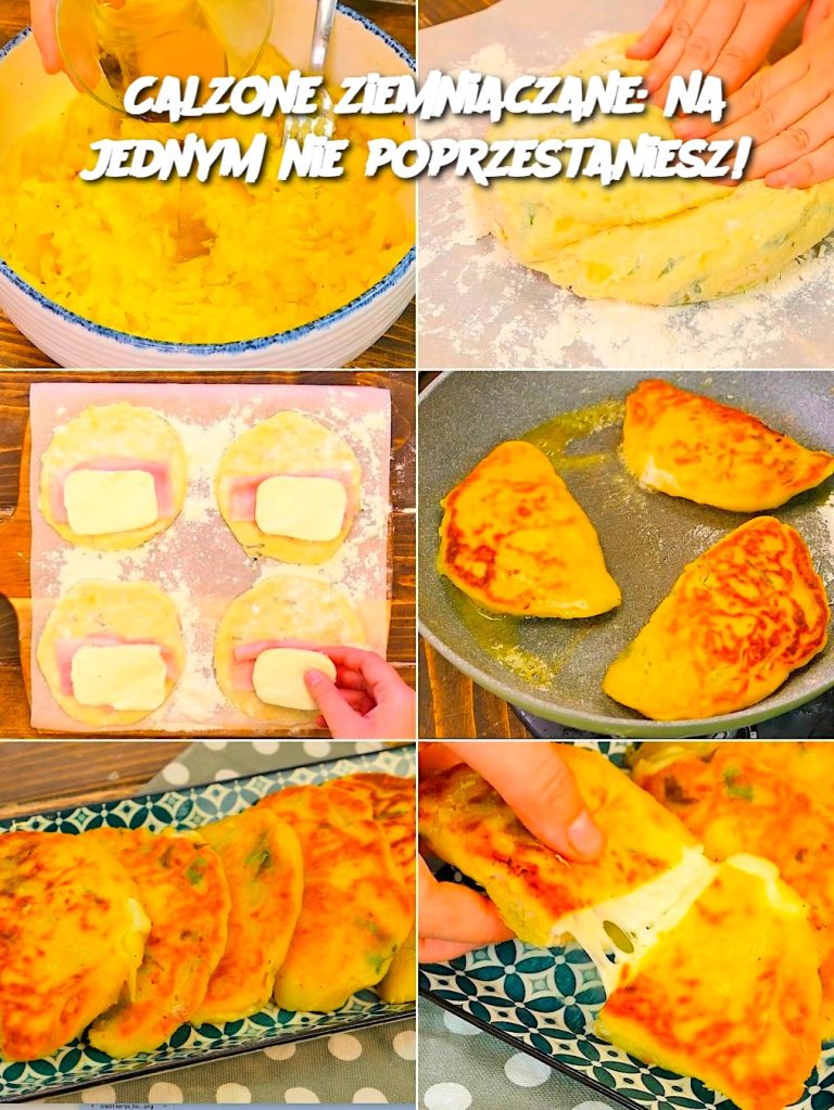 Calzone ziemniaczane: na jednym nie poprzestaniesz!