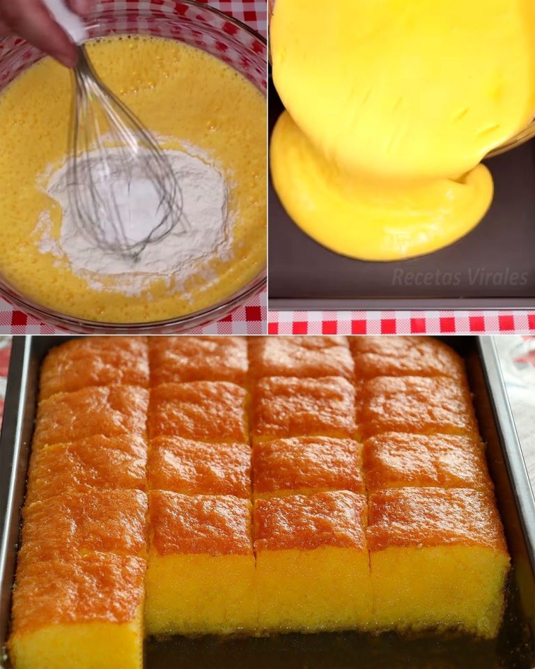 Receta: Pastel de Naranja Esponjoso