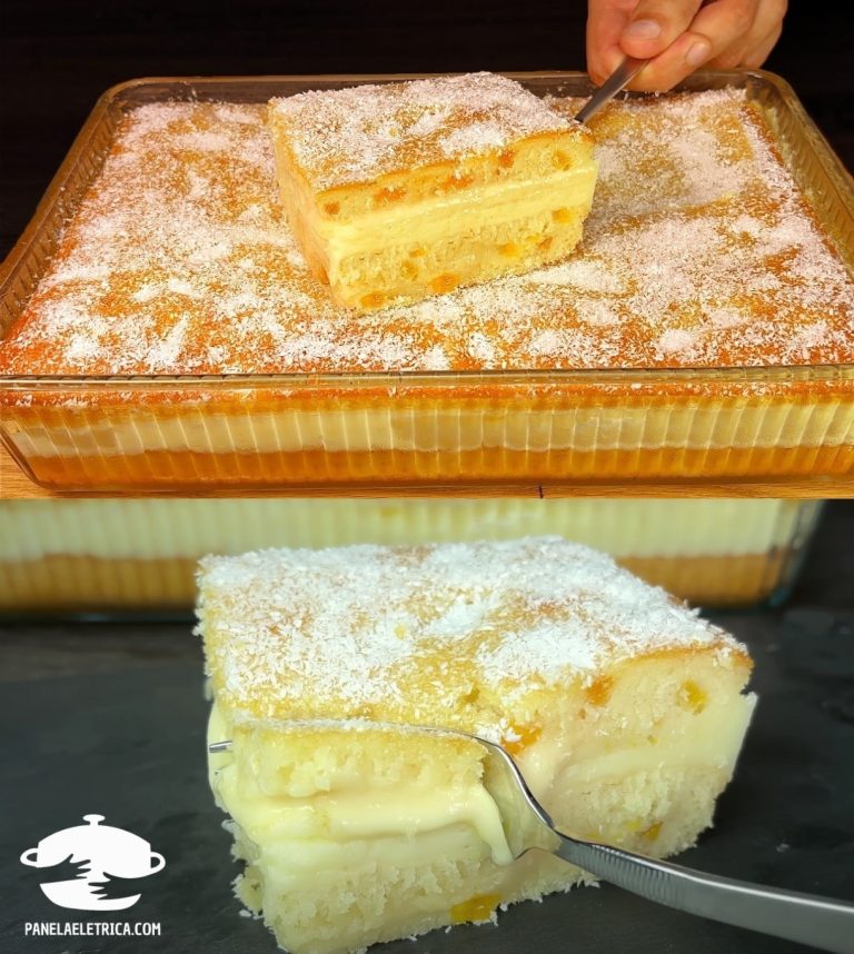 Receta: Pastel con Relleno de Piña