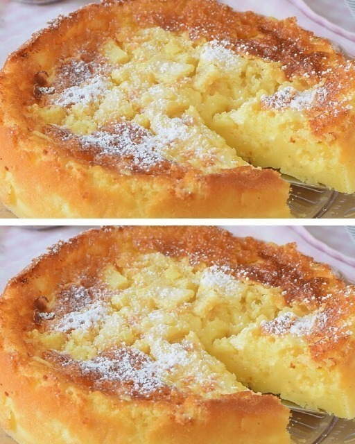 Torta de Manzana Esponjosa Sin Harina