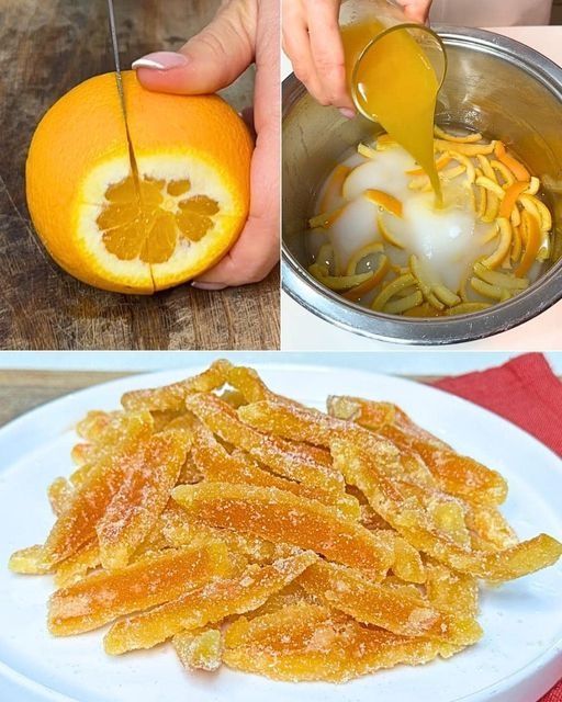 Pieles de Naranja Caramelizadas: Una Delicia Casera