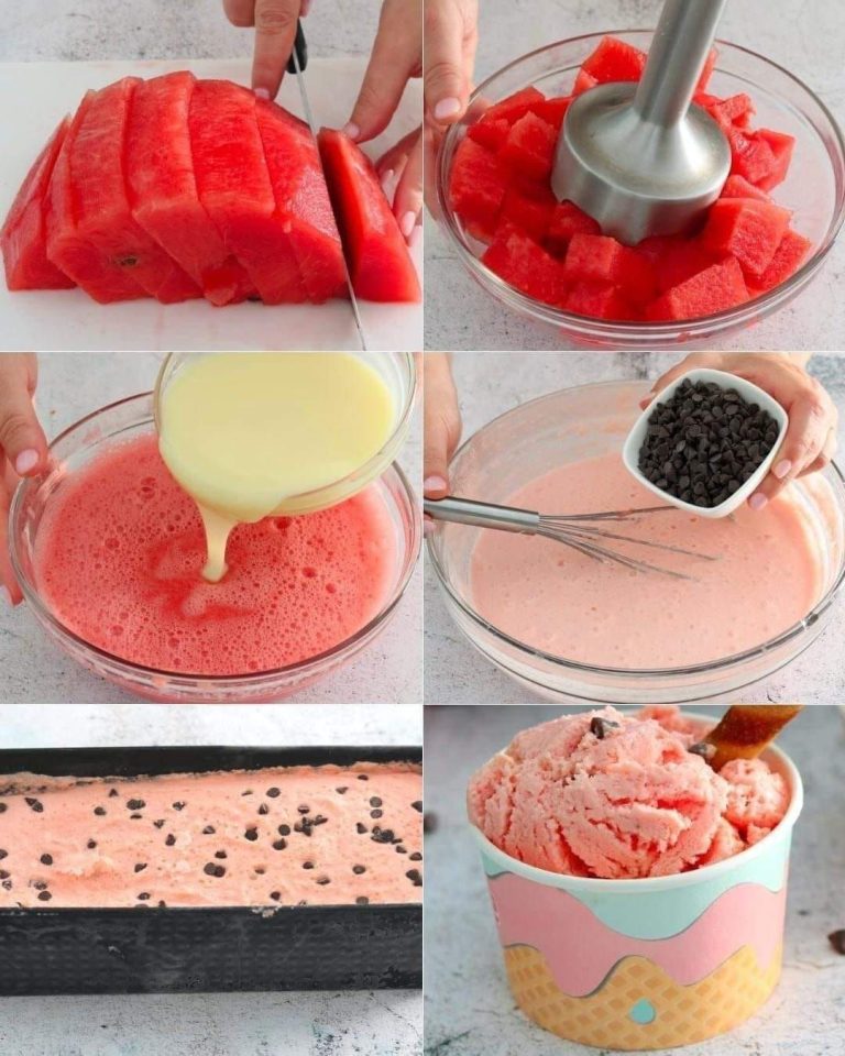 Helado de Sandía Casero: Refrescante y Natural 🍉🍦✨